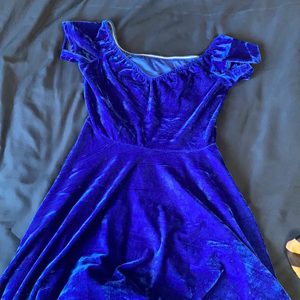 Blue Velvet dress